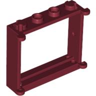 Window 1 x 4 x 3 (Dark Red)