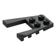 Wedge Plate 4 x 4 with 2 x 2 Cutout (Black)