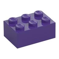 Brick 2 x 3 (Dark Purple)