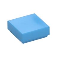 Tile 1 x 1 with Groove (Medium Blue)
