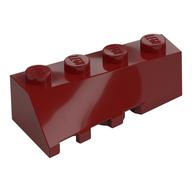 Brick Wedged, Sloped 45° 4 x 2 Right (Dark Red)