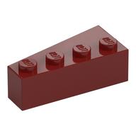 Brick Wedged, Angled 4 x 2 Right (Dark Red)