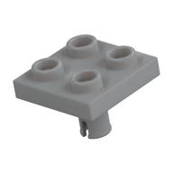 Plate Special 2 x 2 with Pin on Bottom (Light Bluish Gray)