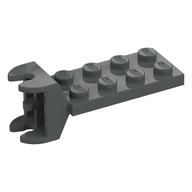 Hinge Plate 2 x 4 with Articulated Joint - Female (Dark Bluish Gray)