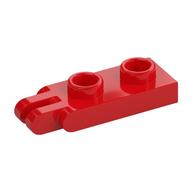 Hinge Plate 1 x 2 with 2 Fingers and Hollow Studs (Red)