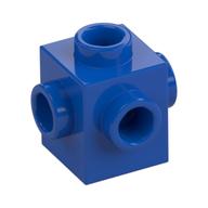 Brick Special 1 x 1 Studs on 4 Sides (Blue)