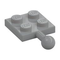Plate Special 2 x 2 with Towball (Light Bluish Gray)