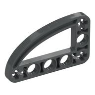 Technic Beam 3 x 5 L-Shape with Quarter Ellipse Thin (Dark Bluish Gray)
