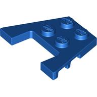 Wedge Plate 3 x 4 with Stud Notches (Blue)