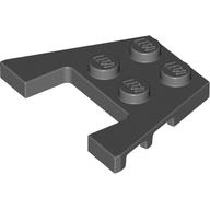 Wedge Plate 3 x 4 with Stud Notches (Dark Bluish Gray)