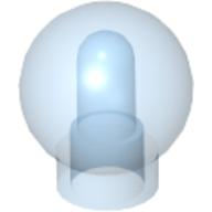 Decoration Ball / Orb / Sphere [Scala Finial] (Trans-Medium Blue)