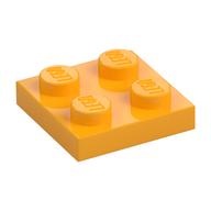 Plate 2 x 2 (Bright Light Orange)