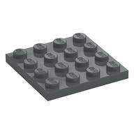 Plate 4 x 4 (Dark Bluish Gray)