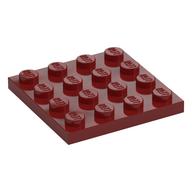 Plate 4 x 4 (Dark Red)