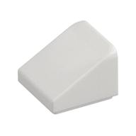 Brick Sloped 30° 1 x 1 x 2/3 (Cheese Slope) (White)