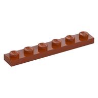 Plate 1 x 6 (Dark Orange)