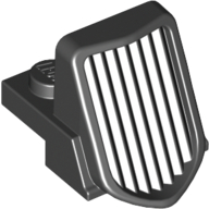 Grille 1 x 2 x 2 2/3 Sloping (Black)