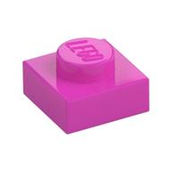 Plate 1 x 1 (Dark Pink)