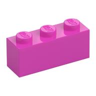 Brick 1 x 3 (Dark Pink)