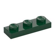 Plate 1 x 3 (Dark Green)