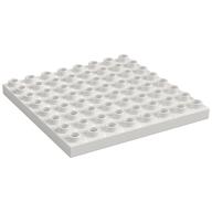 Duplo Plate 8 x 8 (White)