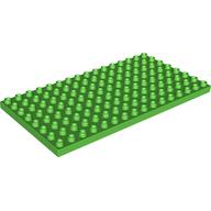 Duplo Plate 8 x 16 (Bright Green)