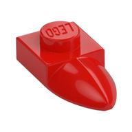 Plate Special 1 x 1 with Tooth (Red)