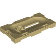 Sports Field Section 8 x 16 with Horizontal Slot and Tan Sliding Holder [Complete Assembly] (Tan)