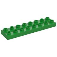 Duplo Plate 2 x 8 (Bright Green)