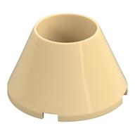 Cone 4 x 4 x 2 Hollow No Studs (Tan)