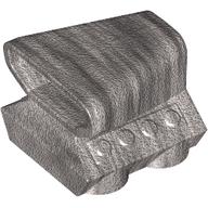Engine / Air Scoop 2 x 2 (Metallic Silver)
