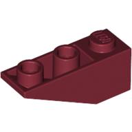 Brick Sloped Inverted 34° 3 x 1 without Internal Stopper (Dark Red)