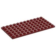Plate 6 x 12 (Dark Red)