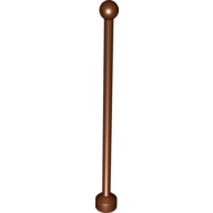 Duplo Flagpole / Antenna 1 x 9 (Reddish Brown)