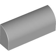 Brick Curved 1 x 4 x 1 1/3 No Studs, Lowered Inside Support (Light Bluish Gray)