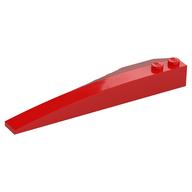 Brick Wedged, Curved 10 x 3 Right (Red)
