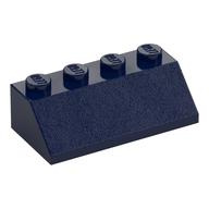 Brick Sloped 45° 2 x 4 (Dark Blue)