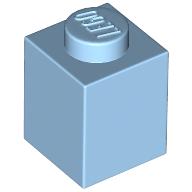 Brick 1 x 1 (Pastel Blue)
