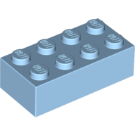 Brick 2 x 4 (Pastel Blue)