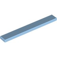 Tile 1 x 8 with Groove (Pastel Blue)