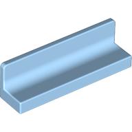 Panel 1 x 4 x 1 with Rounded Corners [Thick Wall] (Pastel Blue)