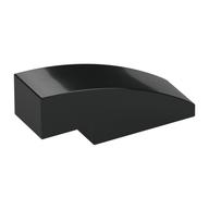 Brick Curved 3 x 1 No Studs (Black)