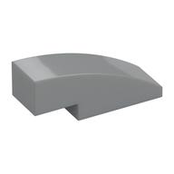 Brick Curved 3 x 1 No Studs (Light Bluish Gray)