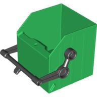 Duplo Garbage Container with Black Handle (Green)