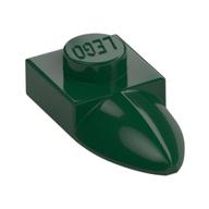 Plate Special 1 x 1 with Tooth (Dark Green)