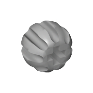 Technic Ball with 8 Grooves (Light Bluish Gray)