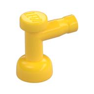 Tap 1 x 1 without Hole in Spout (Yellow)