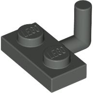 Plate Special 1 x 2 with Bar Up [Horizontal Arm 6mm] (Dark Gray)