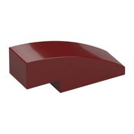 Brick Curved 3 x 1 No Studs (Dark Red)