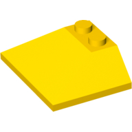 Brick Sloped 45° 3 x 4 Double / 33° (Yellow)